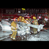 photograph of trilight pole atop car 