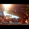 photograph of large plane crash