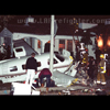 photograph of a small plane crash