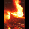 photograph of attic fire