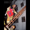 photograph of ladder rescue