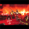 photograph of L.A. County fire department "deluge 87."